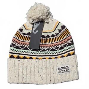 NEW Dakine Shelbie Beanie Womens Pom Multi Quest Sports Skiing Snowboarding Camp